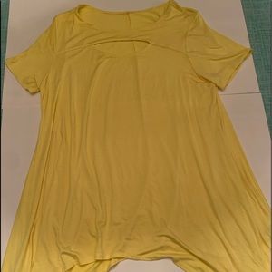 Yellow fish tail summer top 3XL